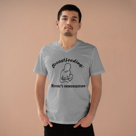 Breastfeeding: Nature's Immunization Men’s Presenter V-neck