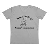Breastfeeding: Nature's Immunization Men’s Presenter V-neck Breastfeeding: Nature's Immunization Men’s Presenter V-neck