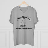 Breastfeeding: Nature's Immunization Men’s Presenter V-neck Breastfeeding: Nature's Immunization Men’s Presenter V-neck