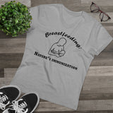 Breastfeeding: Nature's Immunization Men’s Presenter V-neck Breastfeeding: Nature's Immunization Men’s Presenter V-neck