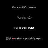 For My Child's Teacher Cloth Tote Bag For My Child's Teacher Cloth Tote Bag