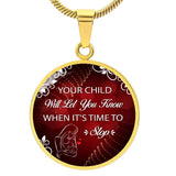 Your Child Will Let You Know When It's Time To Stop Breastfeeding Necklace Your Child Will Let You Know When It's Time To Stop Breastfeeding Necklace
