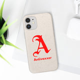 Scarlet Letter Antivaxxer Biodegradable Phone Case Scarlet Letter Antivaxxer Biodegradable Phone Case