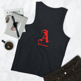 Scarlet Letter Antivaxxer Men's Organic Specter Tank Top Scarlet Letter Antivaxxer Men's Organic Specter Tank Top