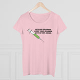 Hey Big Pharma Keep Your Harma Out Of My Arma Organic Women's Lover T-shirt Hey Big Pharma Keep Your Harma Out Of My Arma Organic Women's Lover T-shirt