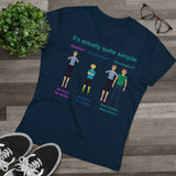 Bodily Autonomy Men's Organic Presenter V-neck Bodily Autonomy Men's Organic Presenter V-neck