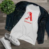 Scarlet Letter Antivaxxer Organic Women's Lover T-shirt Scarlet Letter Antivaxxer Organic Women's Lover T-shirt