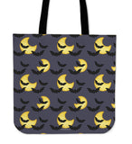Bats & Moons (Grey) Halloween Trick Or Treat Cloth Tote Goody Bag Bats & Moons (Grey) Halloween Trick Or Treat Cloth Tote Goody Bag