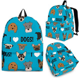I Love Dogs Backpack (Richmond SPCA Blue) - FREE SHIPPING I Love Dogs Backpack (Richmond SPCA Blue) - FREE SHIPPING