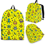 Mutant Robots Backpack (Yellow) - FREE SHIPPING Mutant Robots Backpack (Yellow) - FREE SHIPPING
