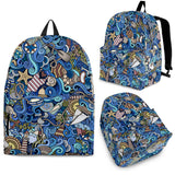 Nautical Design Backpack (Ocean Blue) - FREE SHIPPING Nautical Design Backpack (Ocean Blue) - FREE SHIPPING