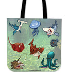 Scary Sea Life Cloth Tote Bag! Scary Sea Life Cloth Tote Bag!
