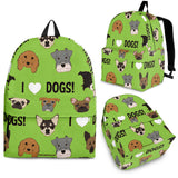 I Love Dogs Backpack (Richmond SPCA Green) - FREE SHIPPING I Love Dogs Backpack (Richmond SPCA Green) - FREE SHIPPING