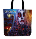 Dia De Los Muertos Halloween Trick Or Treat Cloth Tote Goody Bag Dia De Los Muertos Halloween Trick Or Treat Cloth Tote Goody Bag
