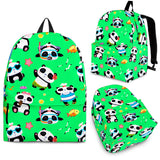 Cute Pandas Design #1 Backpack (Green) - FREE SHIPPING Cute Pandas Design #1 Backpack (Green) - FREE SHIPPING