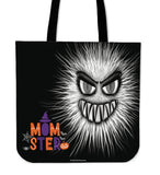 Momster (White) Halloween Trick Or Treat Cloth Tote Goody Bag Momster (White) Halloween Trick Or Treat Cloth Tote Goody Bag
