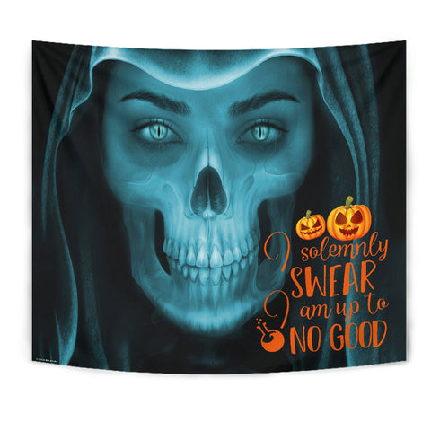 Up To No Good - Halloween Wall Tapestry - FREE SHIPPING Up To No Good - Halloween Wall Tapestry - FREE SHIPPING