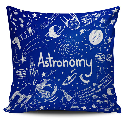 Astronomy Chalkboard Pillow Cover