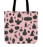 Halloween Icons Halloween Trick Or Treat Cloth Tote Goody Bag (Pink Cream) Halloween Icons Halloween Trick Or Treat Cloth Tote Goody Bag (Pink Cream)