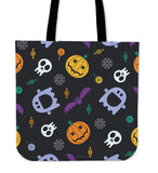 Pumpkins & Monsters (Purple) Halloween Trick Or Treat Cloth Tote Goody Bag Pumpkins & Monsters (Purple) Halloween Trick Or Treat Cloth Tote Goody Bag