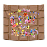 It's All About The Candy - Halloween Wall Tapestry - FREE SHIPPING It's All About The Candy - Halloween Wall Tapestry - FREE SHIPPING