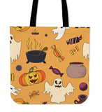 Spooky Stuff Halloween Trick Or Treat Cloth Tote Goody Bag (Orange) Spooky Stuff Halloween Trick Or Treat Cloth Tote Goody Bag (Orange)