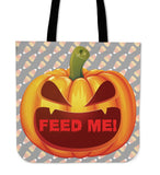 Feed Me Halloween Trick Or Treat Cloth Tote Goody Bag Feed Me Halloween Trick Or Treat Cloth Tote Goody Bag