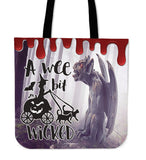 A Wee Bit Wicked Halloween Trick Or Treat Cloth Tote Goody Bag A Wee Bit Wicked Halloween Trick Or Treat Cloth Tote Goody Bag