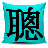 Clever - Feng Shui Zen Pictograph Pillow Cover! Clever - Feng Shui Zen Pictograph Pillow Cover!