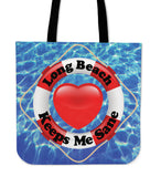 Lifebelt Line - Long Beach - Cloth Tote! Lifebelt Line - Long Beach - Cloth Tote!