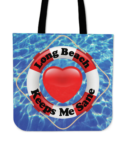 Lifebelt Line - Long Beach - Cloth Tote! Lifebelt Line - Long Beach - Cloth Tote!