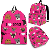 I Love Dogs Backpack (FPD Pink) - FREE SHIPPING I Love Dogs Backpack (FPD Pink) - FREE SHIPPING