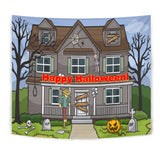 Dare You Enter - Halloween Wall Tapestry - FREE SHIPPING Dare You Enter - Halloween Wall Tapestry - FREE SHIPPING