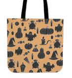 Halloween Icons Halloween Trick Or Treat Cloth Tote Goody Bag (Light Orange) Halloween Icons Halloween Trick Or Treat Cloth Tote Goody Bag (Light Orange)