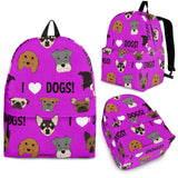 I Love Dogs Backpack (FPD Lilac) - FREE SHIPPING I Love Dogs Backpack (FPD Lilac) - FREE SHIPPING