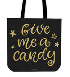 Give Me A Candy Halloween Trick Or Treat Cloth Tote Goody Bag Give Me A Candy Halloween Trick Or Treat Cloth Tote Goody Bag