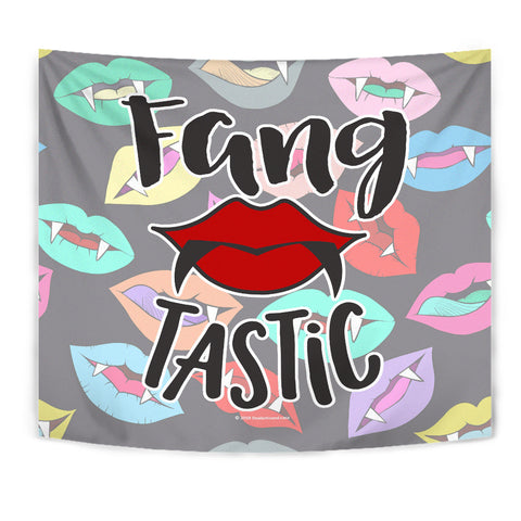Fang Tastic - Halloween Wall Tapestry - FREE SHIPPING Fang Tastic - Halloween Wall Tapestry - FREE SHIPPING