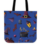 Witch's Stuff Halloween Trick Or Treat Cloth Tote Goody Bag (Blue) Witch's Stuff Halloween Trick Or Treat Cloth Tote Goody Bag (Blue)