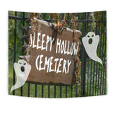 Sleepy Hollow Cemetery - Halloween Wall Tapestry - FREE SHIPPING Sleepy Hollow Cemetery - Halloween Wall Tapestry - FREE SHIPPING