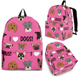 I Love Dogs Backpack (Richmond SPCA Dark Pink) - FREE SHIPPING I Love Dogs Backpack (Richmond SPCA Dark Pink) - FREE SHIPPING