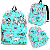 Summer Activities Backpack Design #2 - FREE SHIPPING Summer Activities Backpack Design #2 - FREE SHIPPING