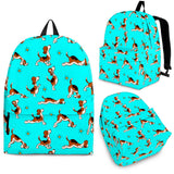 Yoga Dogs Backpack (Cyan) - FREE SHIPPING Yoga Dogs Backpack (Cyan) - FREE SHIPPING
