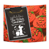 The Witch Is In The House - Halloween Wall Tapestry - FREE SHIPPING The Witch Is In The House - Halloween Wall Tapestry - FREE SHIPPING