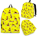 Yoga Dogs Backpack (Yellow) - FREE SHIPPING Yoga Dogs Backpack (Yellow) - FREE SHIPPING