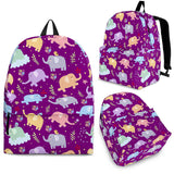 Wildlife Collection - Elephants (Dark Purple) Backpack - FREE SHIPPING Wildlife Collection - Elephants (Dark Purple) Backpack - FREE SHIPPING