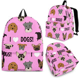 I Love Dogs Backpack (Richmond SPCA Light Pink) - FREE SHIPPING I Love Dogs Backpack (Richmond SPCA Light Pink) - FREE SHIPPING
