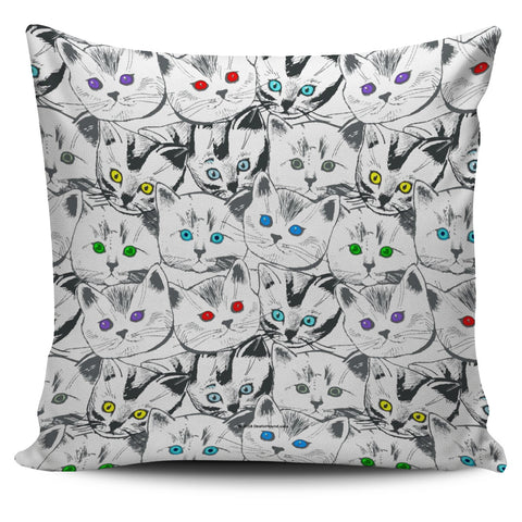 Cats Galore Pillow Covers Cats Galore Pillow Covers