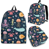 Sea Life Collection Backpack (Dark Blue) - FREE SHIPPING Sea Life Collection Backpack (Dark Blue) - FREE SHIPPING