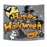 Happy Halloween Design #1 - Halloween Wall Tapestry - FREE SHIPPING Happy Halloween Design #1 - Halloween Wall Tapestry - FREE SHIPPING
