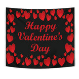 Happy Valentine's Day Design #2 (Without Text Surround) Wall Tapestry - FREE SHIPPING Happy Valentine's Day Design #2 (Without Text Surround) Wall Tapestry - FREE SHIPPING